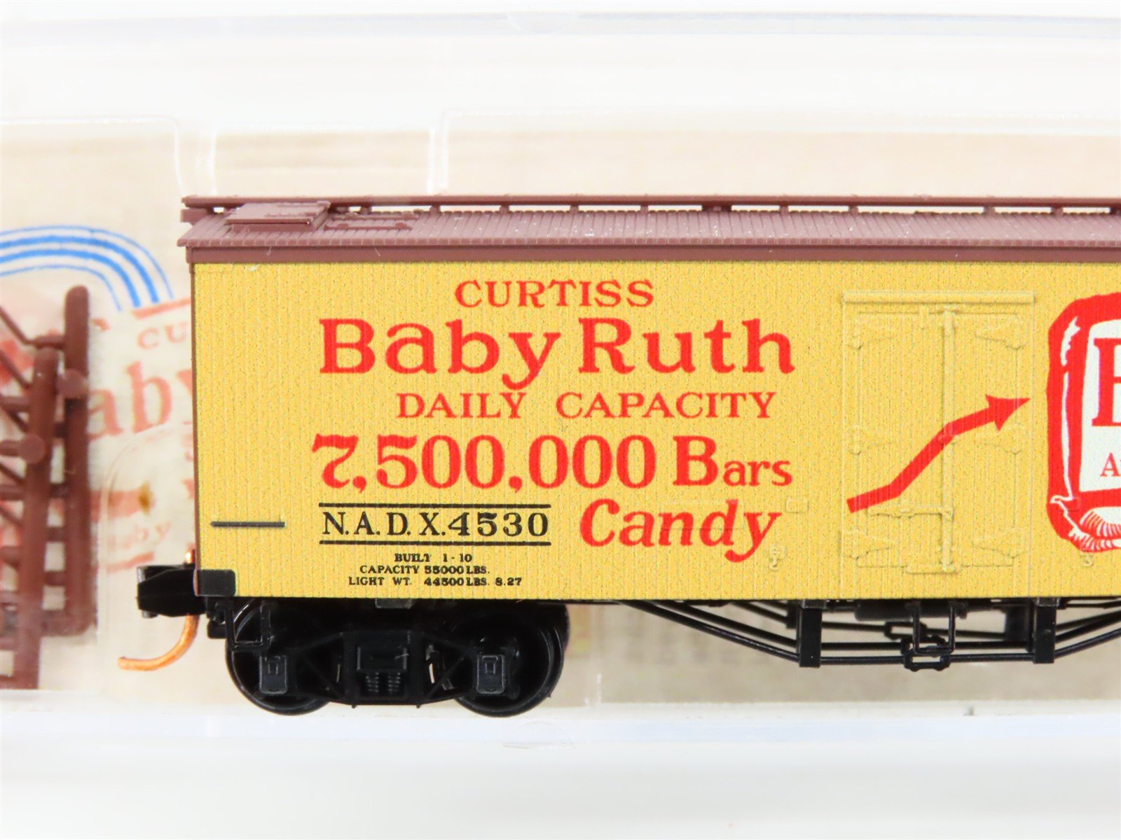 N Scale Micro-Trains MTL 05800220 NADX Nestle Baby Ruth #3 36' Wood Reefer #4530