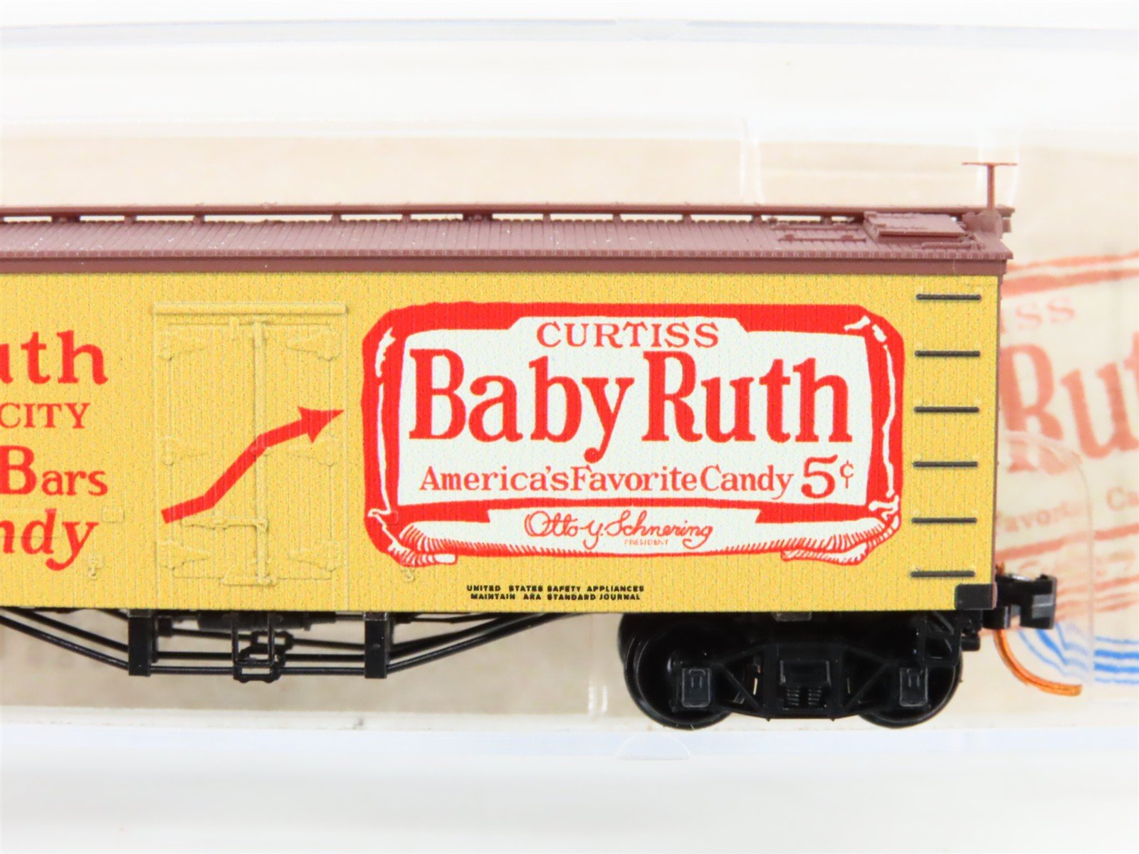 N Scale Micro-Trains MTL 05800220 NADX Nestle Baby Ruth #3 36' Wood Reefer #4530