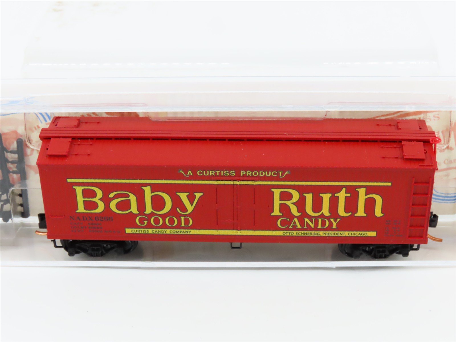 N Scale Micro-Trains MTL 04900720 NADX Nestle Baby Ruth #2 40' Wood Reefer #6266