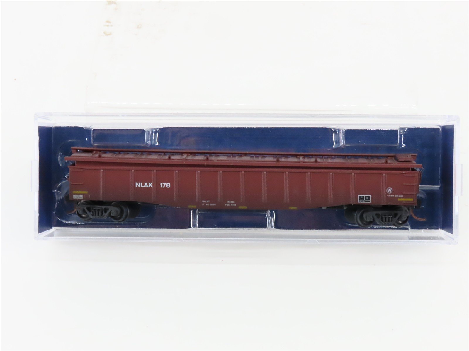 N Scale Micro-Trains MTL 10600130 NLAX NASA 50' Covered Gondola 178 - Weathered