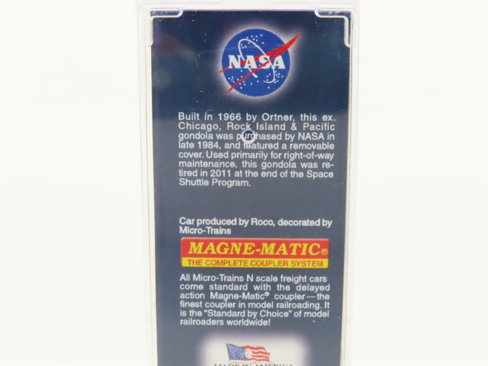 N Scale Micro-Trains MTL 10600130 NLAX NASA 50' Covered Gondola 178 - Weathered