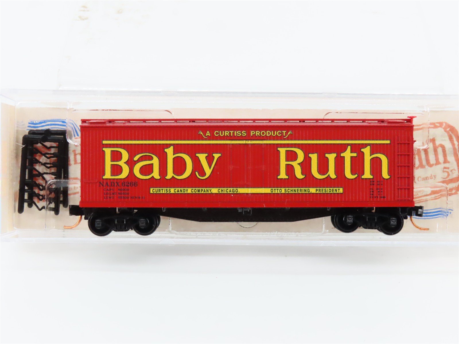 N Scale Micro-Trains MTL 04900730 NADX Nestle Baby Ruth #8 40' Wood Reefer #6266
