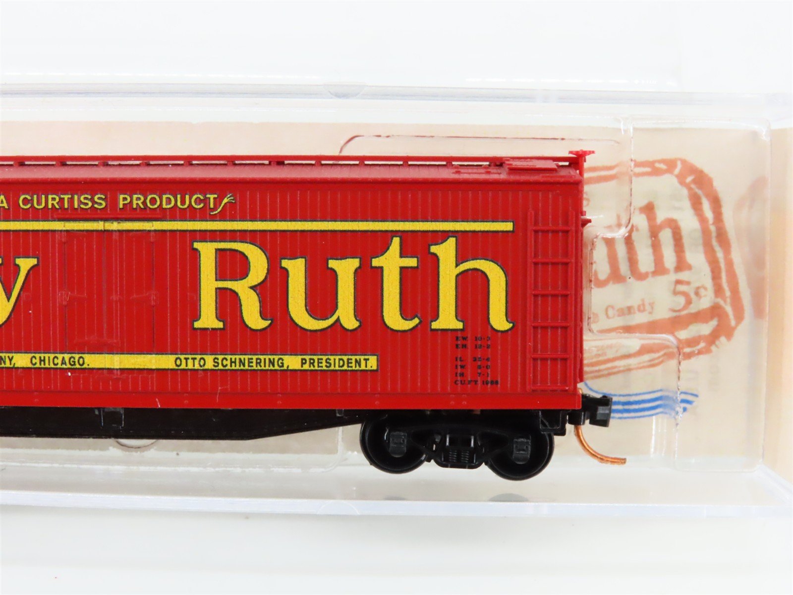 N Scale Micro-Trains MTL 04900730 NADX Nestle Baby Ruth #8 40' Wood Reefer #6266
