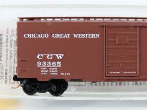 N Scale Micro-Trains MTL 20466 CGW Chicago Great Western 40' Box Car #93365