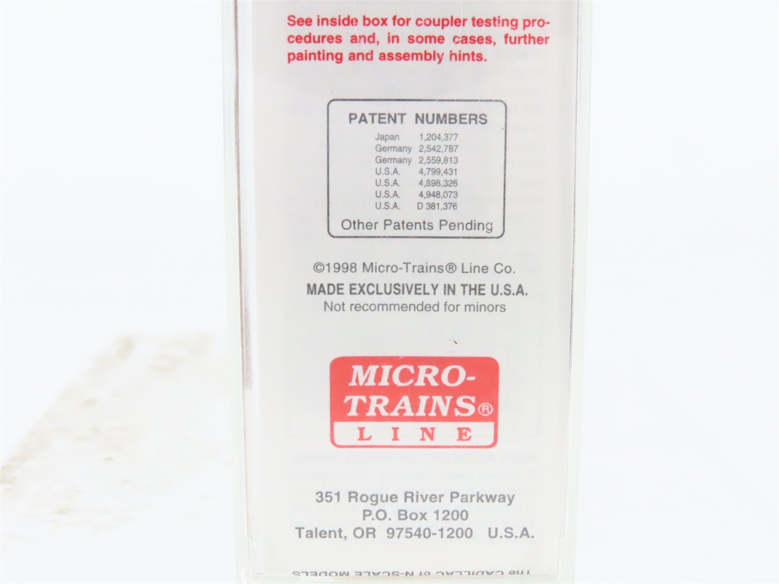 N Scale Micro-Trains MTL 20466 CGW Chicago Great Western 40' Box Car #93365