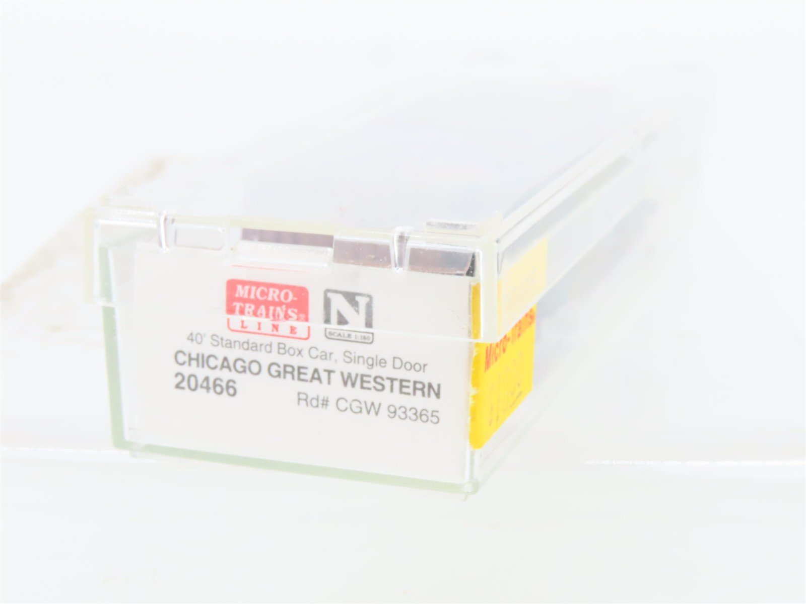 N Scale Micro-Trains MTL 20466 CGW Chicago Great Western 40' Box Car #93365