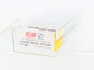 N Scale Micro-Trains MTL 20466 CGW Chicago Great Western 40' Box Car #93365