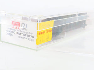 N Scale Micro-Trains MTL 20466 CGW Chicago Great Western 40' Box Car #93365