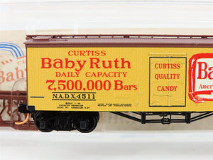 N Scale Micro-Trains MTL 05800230 NADX Nestle Baby Ruth #4 36' Wood Reefer #4511