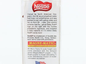 N Scale Micro-Trains MTL 05800230 NADX Nestle Baby Ruth #4 36' Wood Reefer #4511