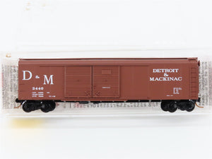 N Scale Micro-Trains MTL 79030 D&M Detroit & Mackinac 50' Wagon Top Boxcar #3440