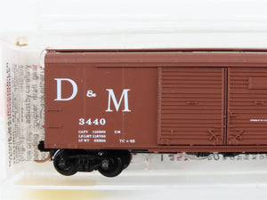 N Scale Micro-Trains MTL 79030 D&M Detroit & Mackinac 50' Wagon Top Boxcar #3440