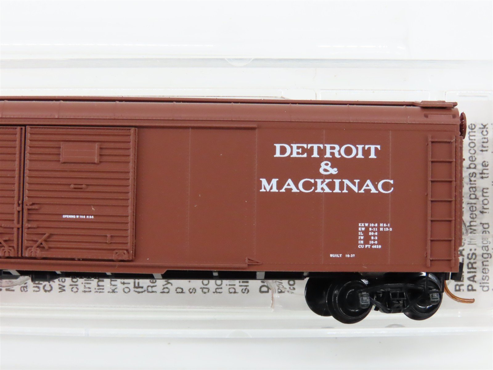 N Scale Micro-Trains MTL 79030 D&M Detroit & Mackinac 50' Wagon Top Boxcar #3440