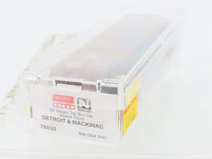 N Scale Micro-Trains MTL 79030 D&M Detroit & Mackinac 50' Wagon Top Boxcar #3440