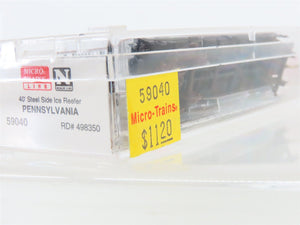 N Scale Micro-Trains MTL 59040 PRR Pennsylvania 40' Steel Side Ice Reefer 498350