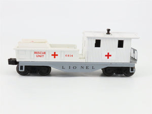 O Gauge 3-Rail Lionel Rescue Unit Caboose #6814