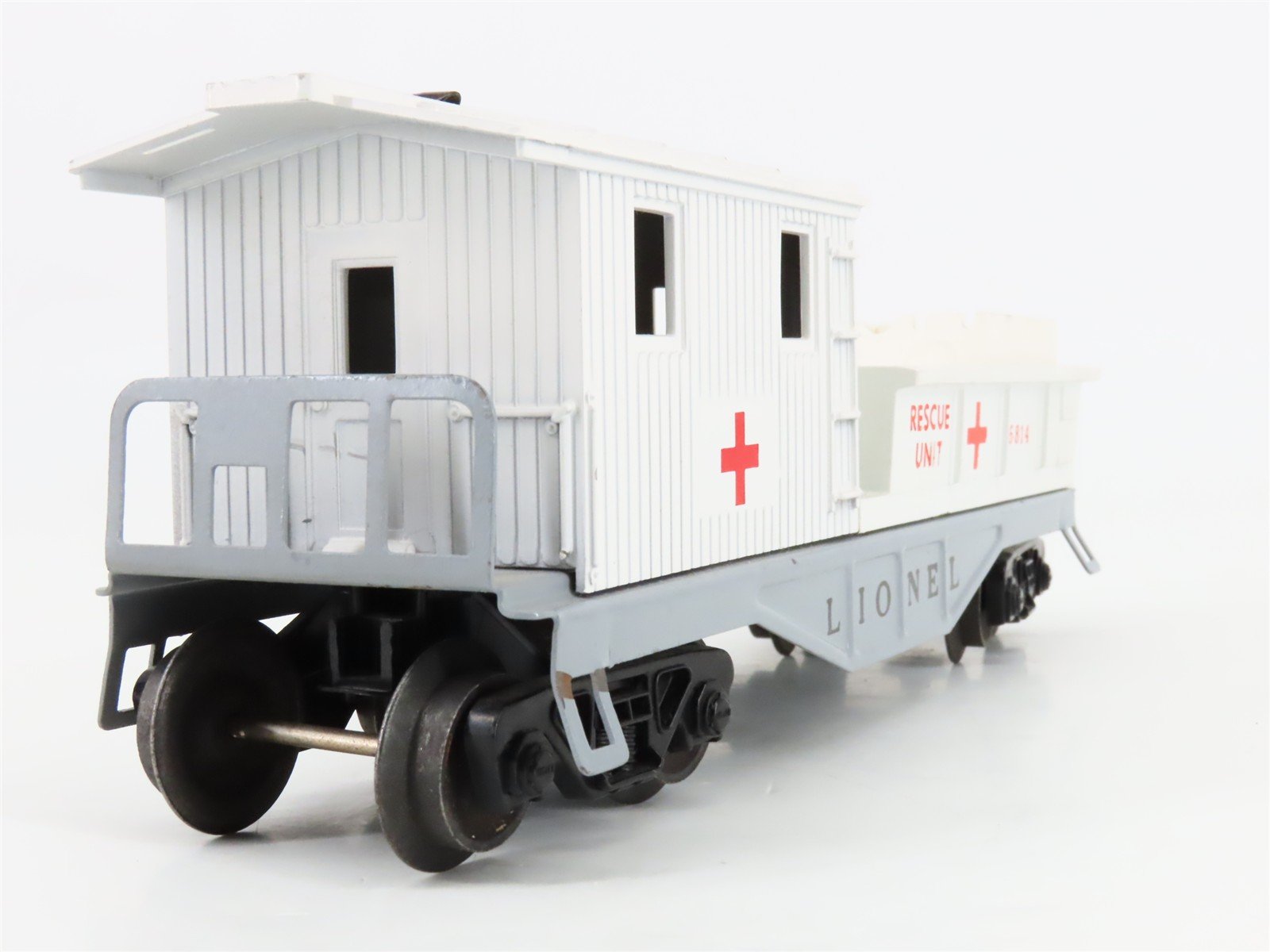 O Gauge 3-Rail Lionel Rescue Unit Caboose #6814