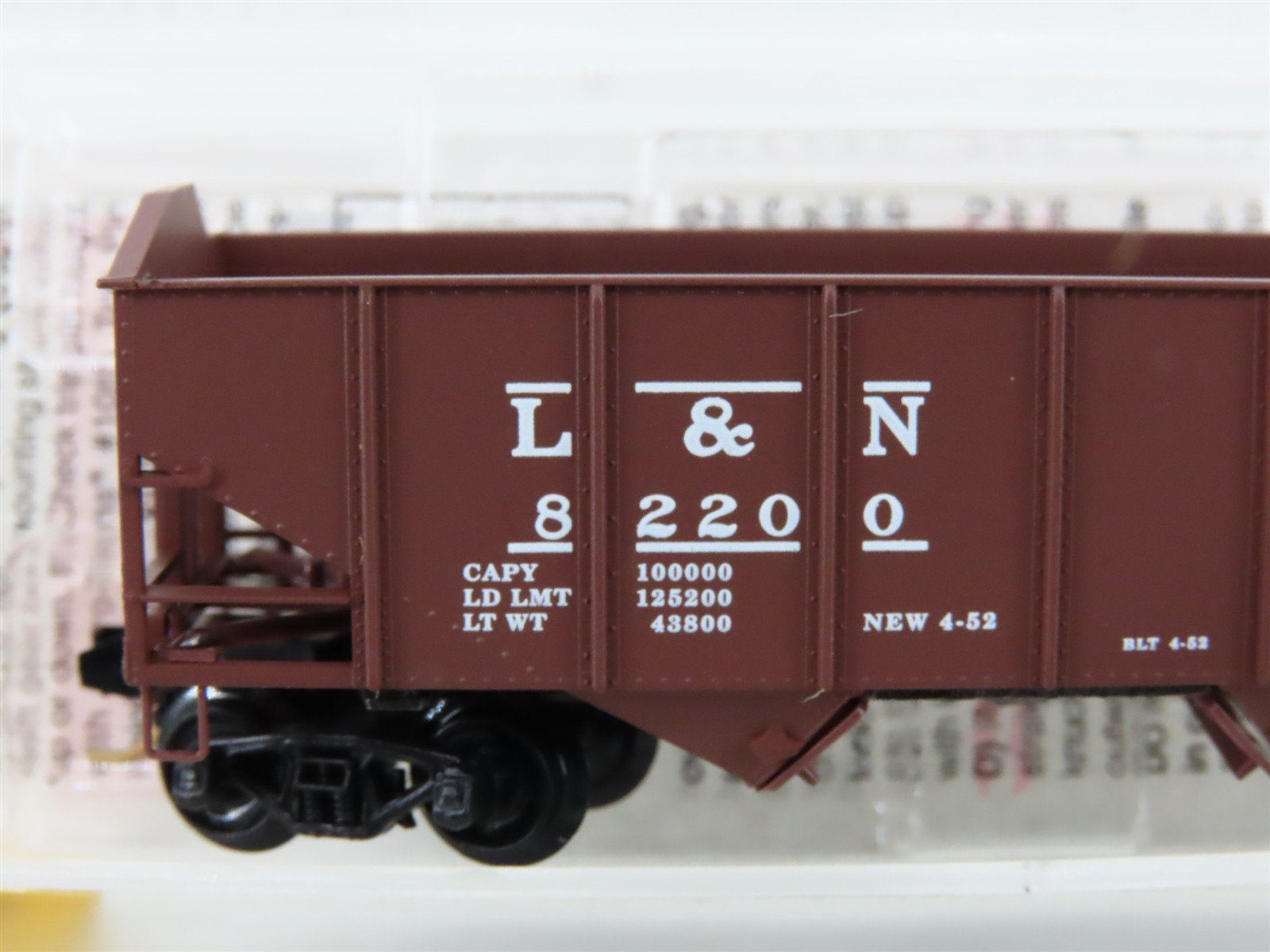 N Scale Micro-Trains MTL 89010 L&N The Old Reliable 2-Bay Open Hopper #82200