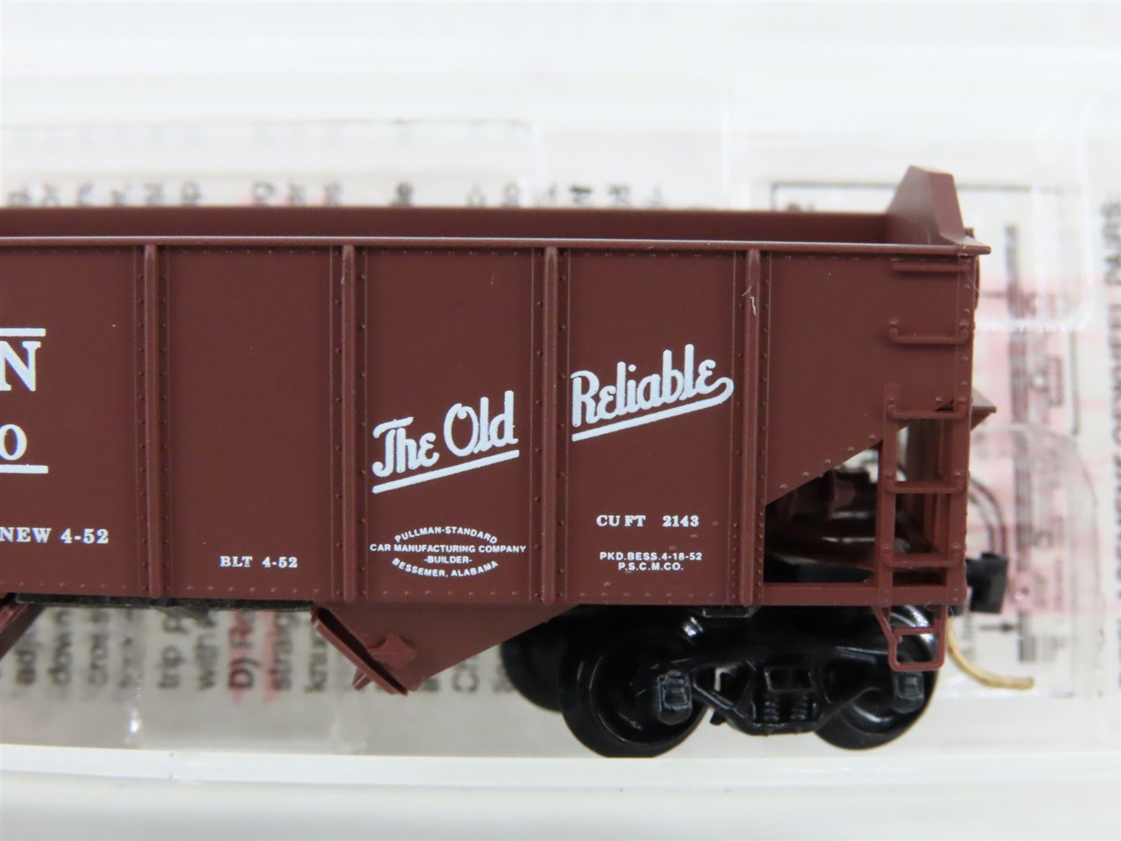 N Scale Micro-Trains MTL 89010 L&N The Old Reliable 2-Bay Open Hopper #82200