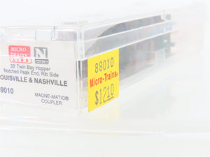 N Scale Micro-Trains MTL 89010 L&N The Old Reliable 2-Bay Open Hopper #82200