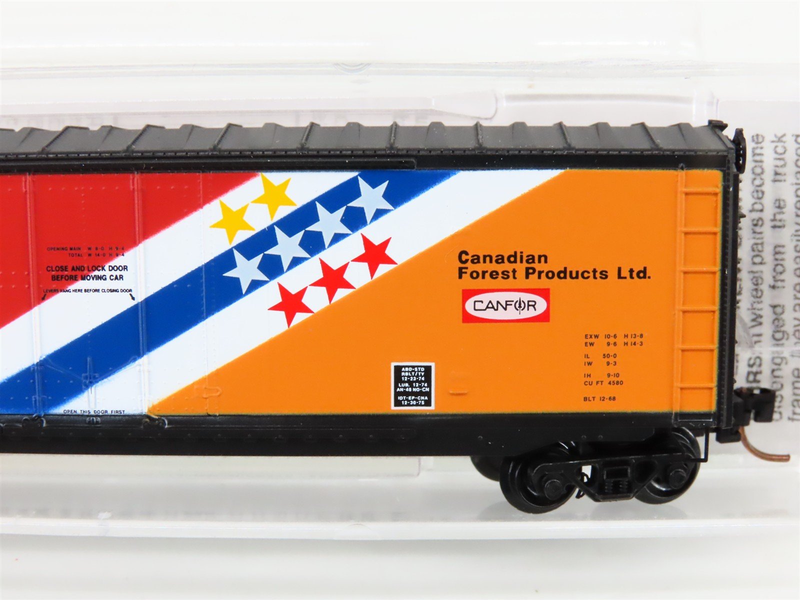 N Micro-Trains MTL 75060 USLX Canfor Canadian Forest Products 50' Box Car #474