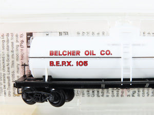 N Scale Micro-Trains MTL 65420 BERX Belcher Oil 39' Single Dome Tank Car #105
