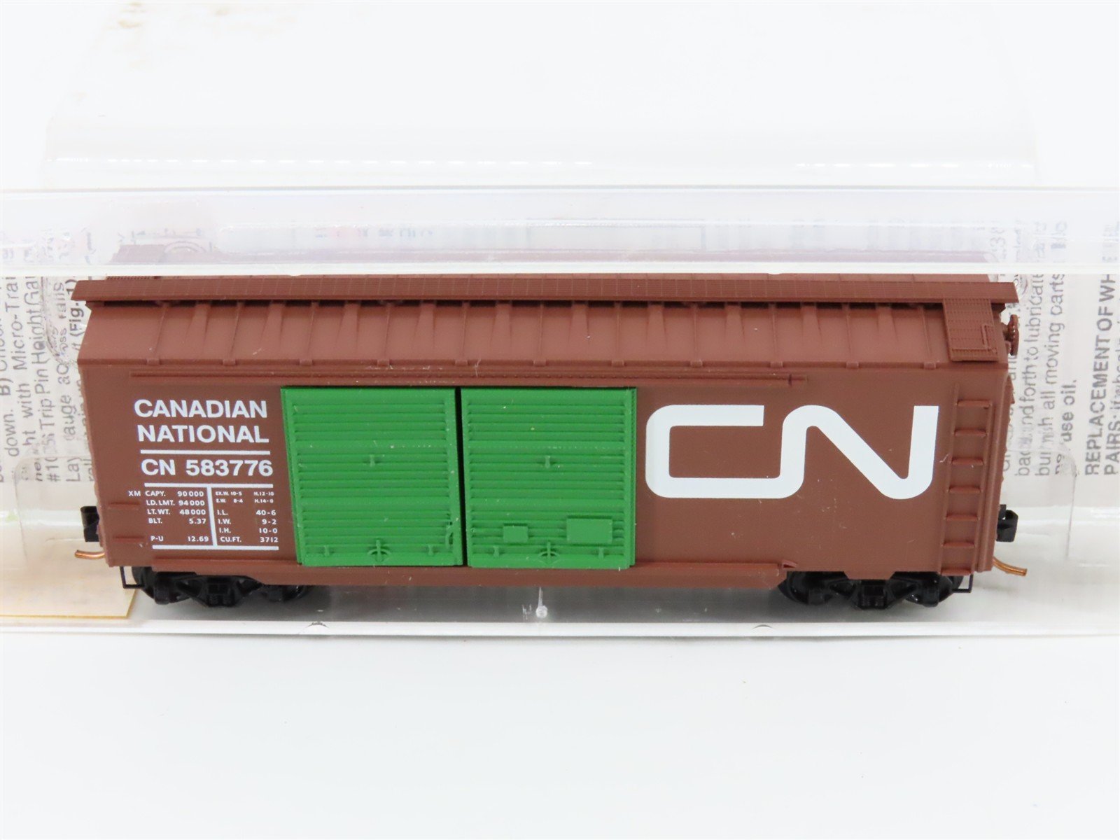 N Scale Micro-Trains MTL 23070 CN Canadian National 40' Box Car #583776