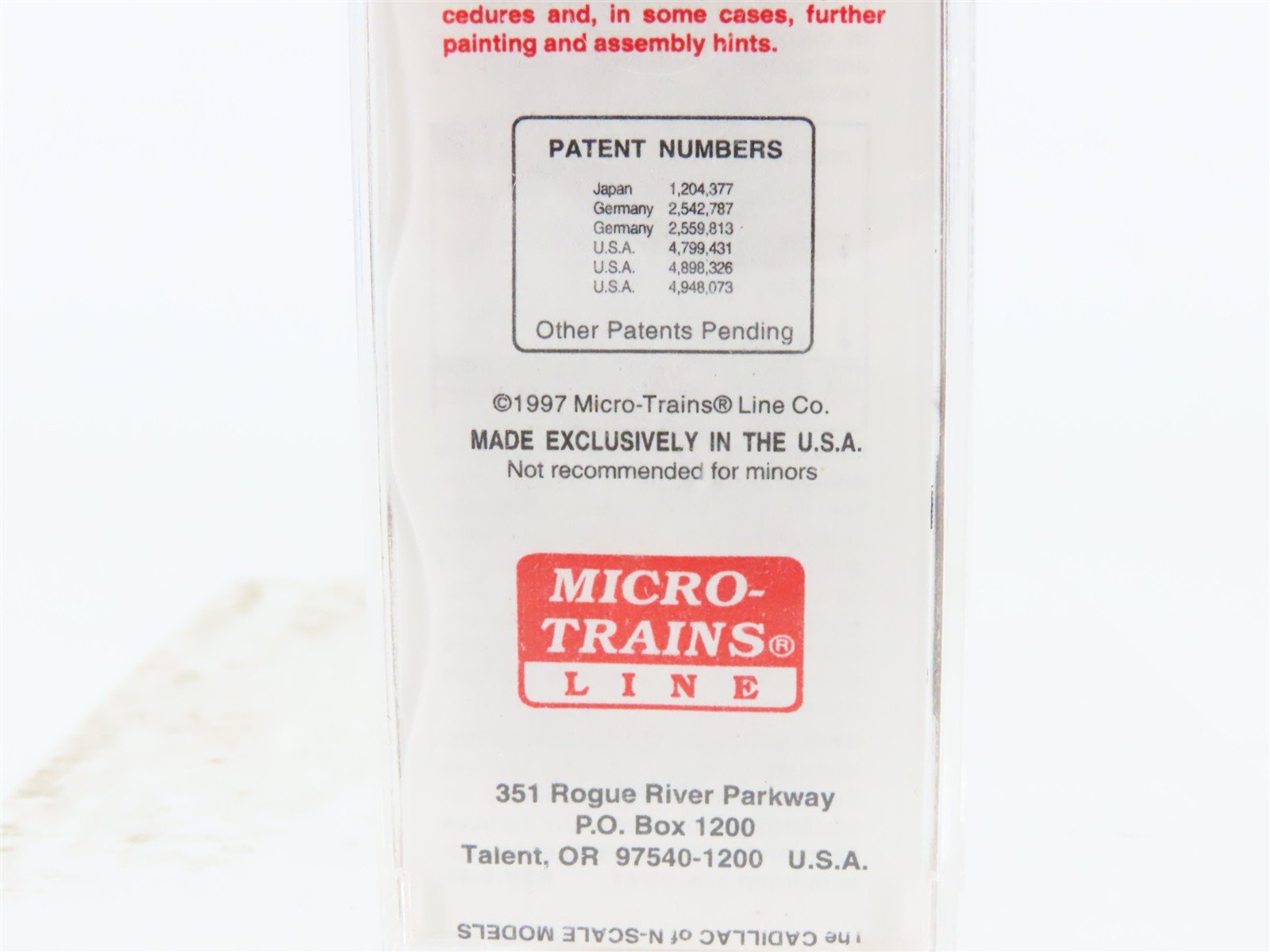 N Scale Micro-Trains MTL 26040 MP Missouri Pacific Mo-Pac 50' Box Car #367923