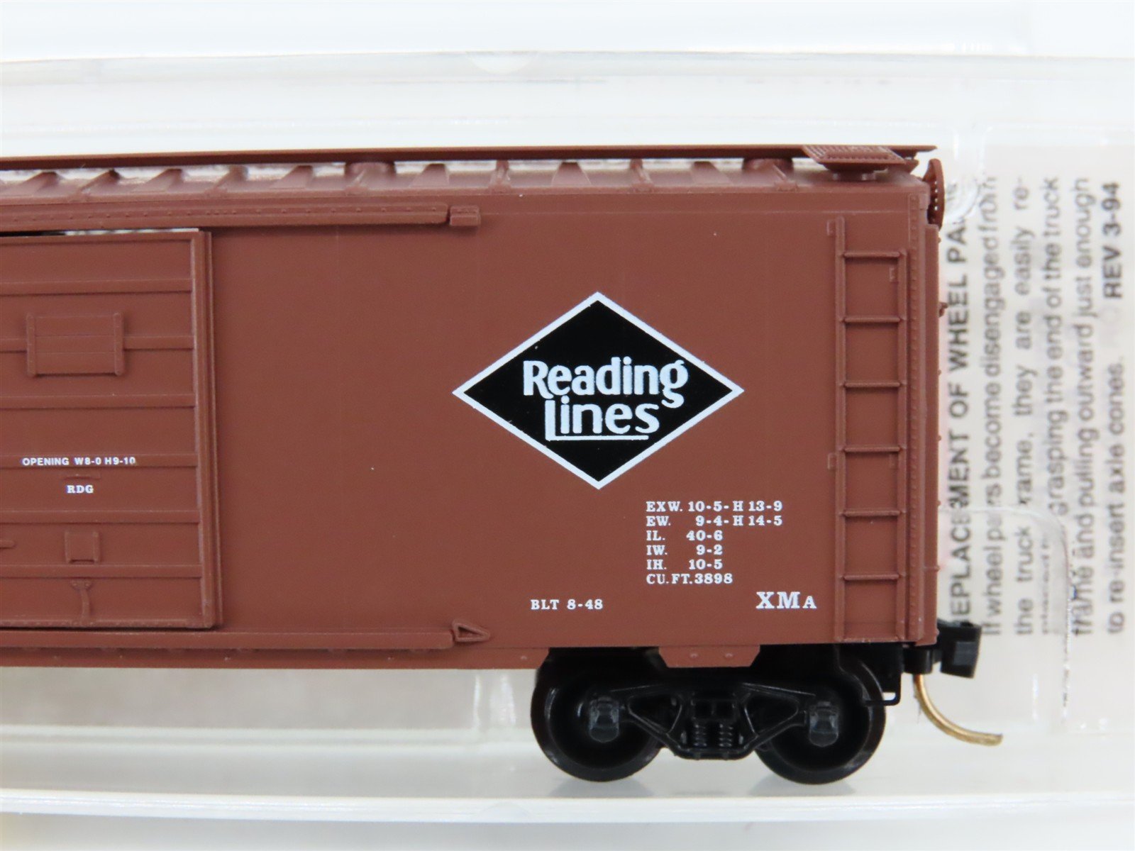 N Scale Micro-Trains MTL 20810 RDG Reading Lines 40' Single Door Box Car #110015