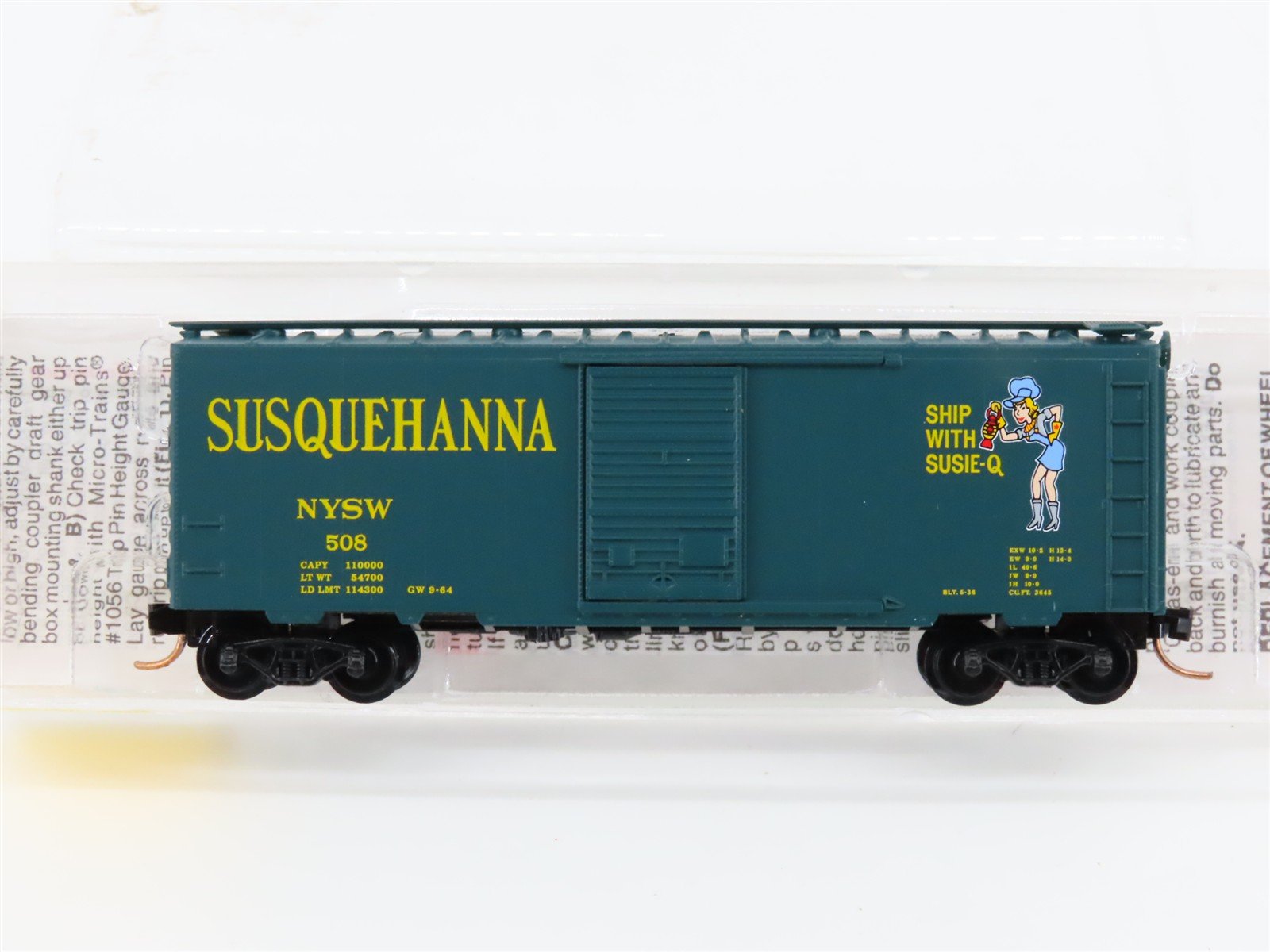 N Scale Micro-Trains MTL 20670 NYSW Susquehanna 