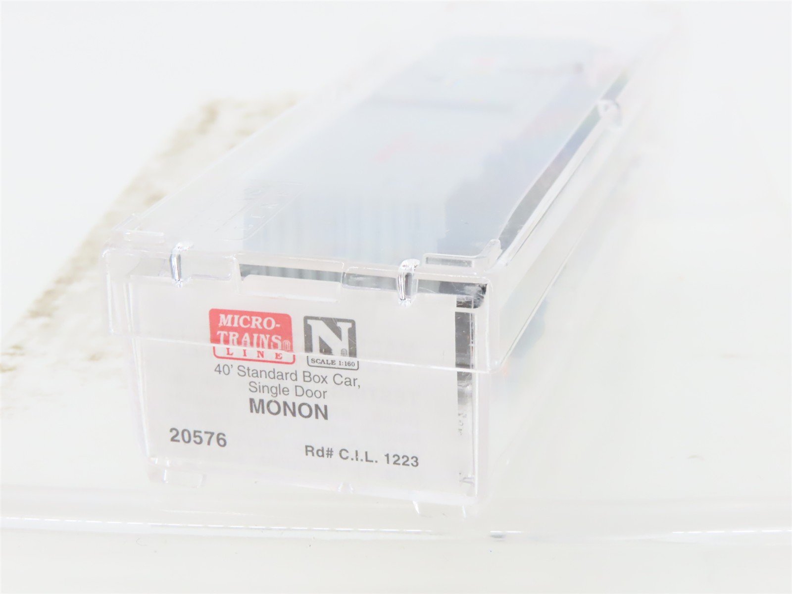 N Scale Micro-Trains MTL 20576 CIL Monon The Hoosier Line 40' Box Car #1223