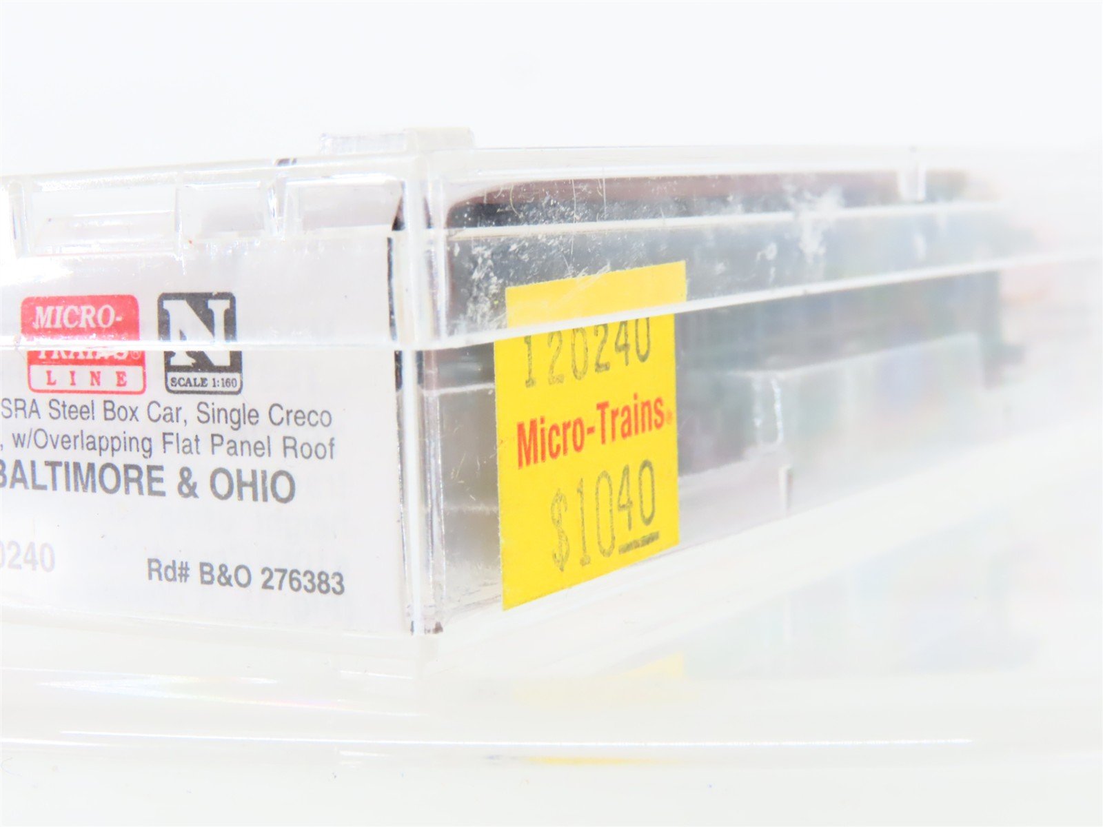 N Scale Micro-Trains MTL 120240 B&O Baltimore & Ohio 40' Box Car #276383