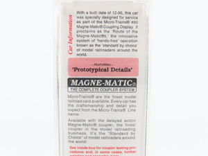 N Scale Micro-Trains MTL 21200 Route of the Magne-Matics 40' Plug Door Boxcar 80