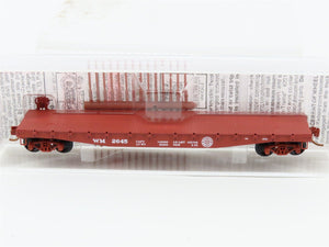N Micro-Trains MTL 45160 WM Western Maryland Fast Freight 50' Flat Car #2645