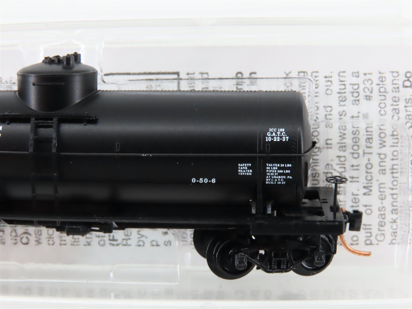 N Scale Micro-Trains MTL 65180 UP Union Pacific 39' Single Dome Tank Car #69019