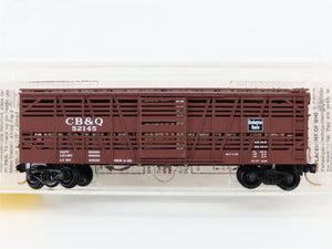 N Micro-Trains MTL 35130 CB&Q Burlington Route 40' Despatch Stock Car #52145