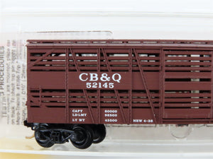 N Micro-Trains MTL 35130 CB&Q Burlington Route 40' Despatch Stock Car #52145