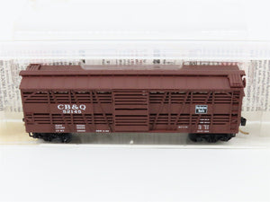 N Micro-Trains MTL 35130 CB&Q Burlington Route 40' Despatch Stock Car #52145