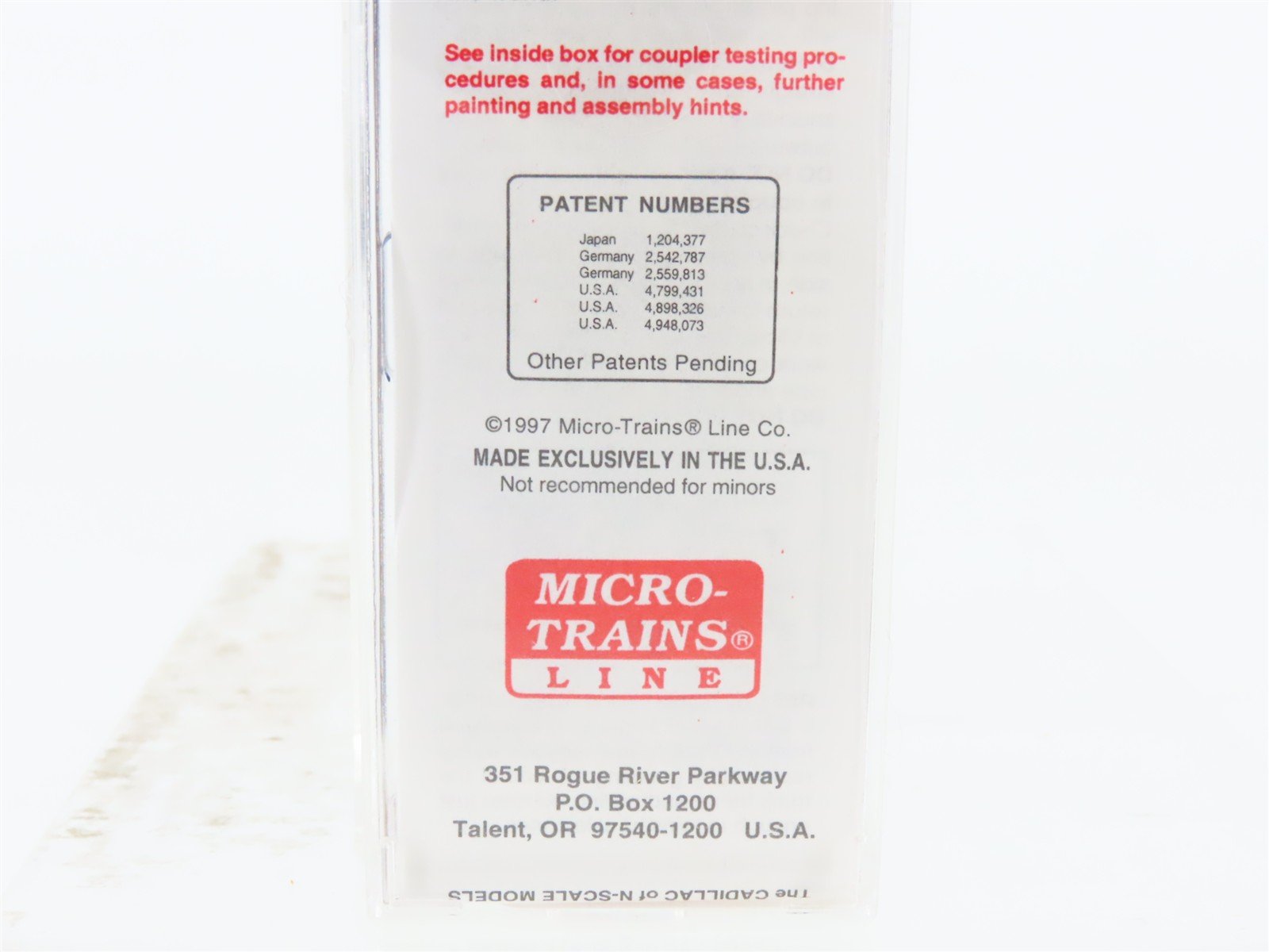 N Scale Micro-Trains MTL 94080 MRL Montana Rail Link 3-Bay Covered Hopper #51033