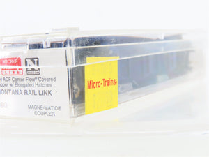 N Scale Micro-Trains MTL 94080 MRL Montana Rail Link 3-Bay Covered Hopper #51033