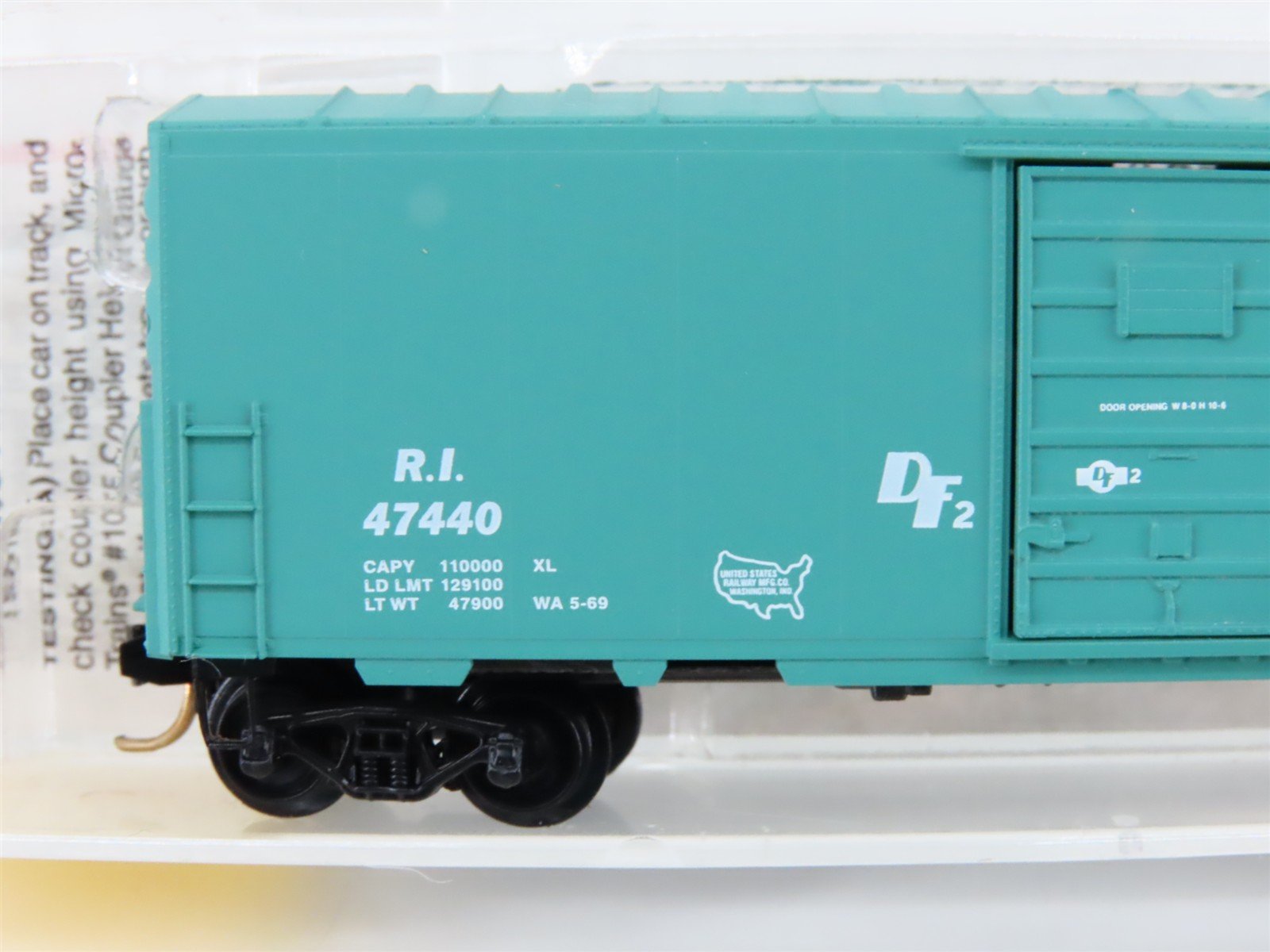 N Scale Micro-Trains MTL 24270 RI Rock Island 40' Single Door Box Car #47440