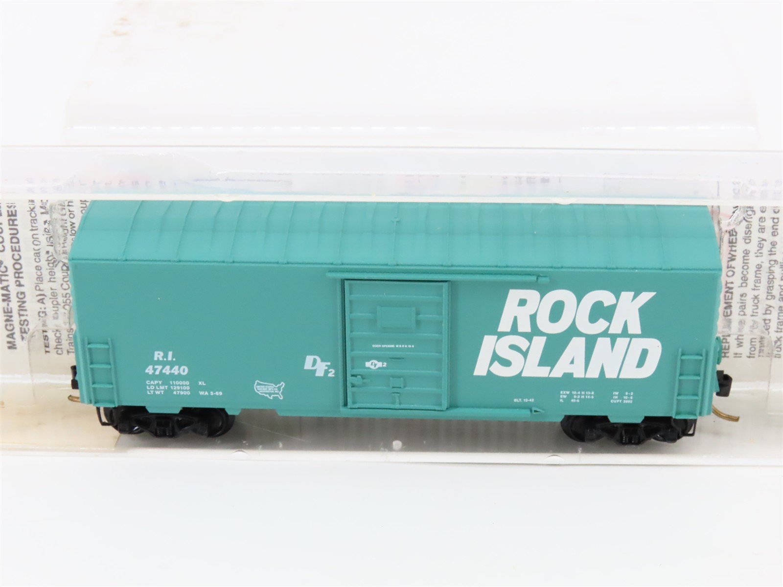 N Scale Micro-Trains MTL 24270 RI Rock Island 40' Single Door Box Car #47440