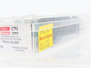 N Scale Micro-Trains MTL 24270 RI Rock Island 40' Single Door Box Car #47440