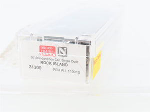 N Scale Micro-Trains MTL 31300 RI Rock Island 50' Single Door Box Car #110012