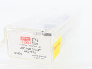 N Micro-Trains MTL 65400 CGW Chicago Great Western 39' Single Dome Tank Car #290