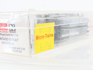 N Micro-Trains MTL 65400 CGW Chicago Great Western 39' Single Dome Tank Car #290