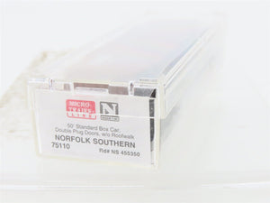 N Scale Micro-Trains MTL 75110 NS Norfolk Southern 50' Box Car #455350