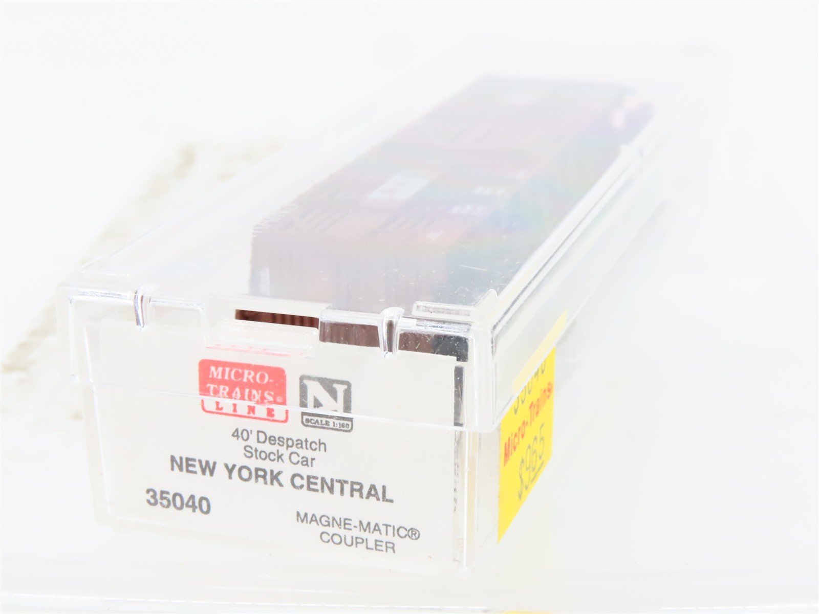 N Scale Micro-Trains MTL 35040 NYC New York Central 40' Despatch Stock Car 28022