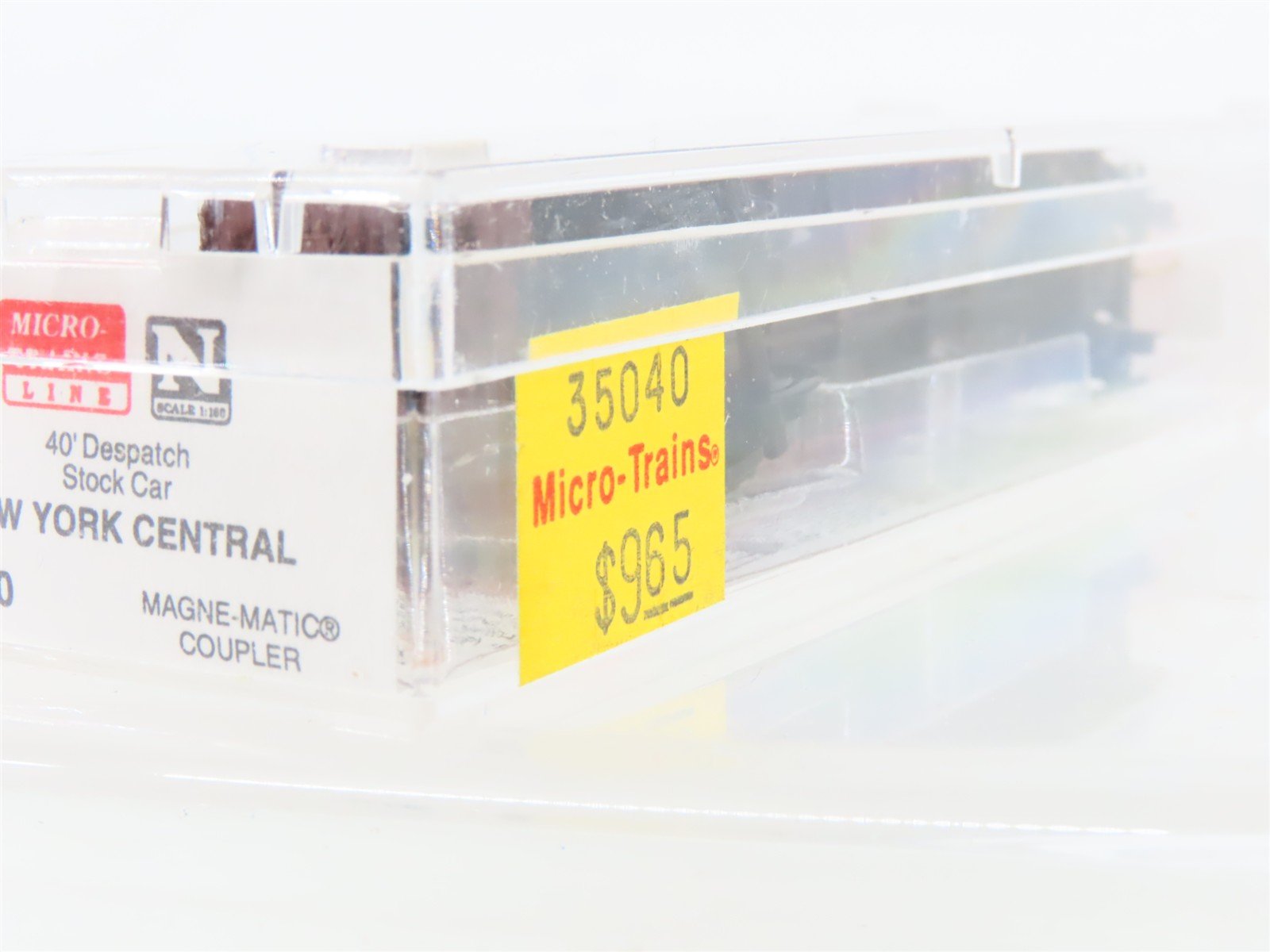 N Scale Micro-Trains MTL 35040 NYC New York Central 40' Despatch Stock Car 28022