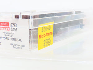 N Scale Micro-Trains MTL 35040 NYC New York Central 40' Despatch Stock Car 28022